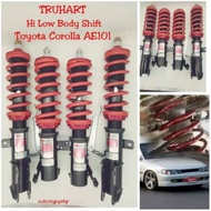 Truhart Adjustable Suspension high low hilow bodyshift Toyota Corolla AE101