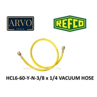 REFCO HCL6-60-Y-N-3/8 x 1/4 VACUUM HOSE FOR AIRCOND SYSTEM VACUUM/EVACUTION