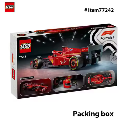 LEGO 77242 Speed Champions Ferrari SF-24 F1 Race Car Toys - Building Sets for Kids, Ferrari F1 Model