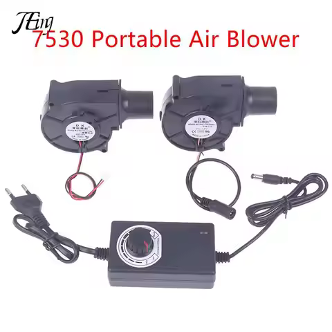 7530 Smelting Metal Fan Portable Air Blower 2500R Centrifugal Radial Air Cooler Metal Fan BBQ Blower