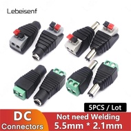 DC 5521 MALE FEMALE POWER QUICK CONNECTOR WITHOUT LEAD WELDING