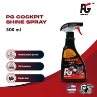Perma Glass PG Cockpit Shine Spray (500ml) | UV Protection, Non-Greasy Matte Finish, Dust Repellent,
