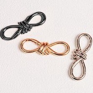 1pc Twisted Knot Bag Charm Keychain, D-Ring Keychain - High Quality Luxury Handbag Accessory, Perfec