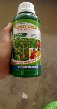 Chế phẩm trừ bệnh cho cây trồng Azoxy Gold 600SC(500ml) thán thư thối trái vàng lá nấm hồng rỉ sắt..