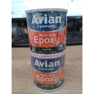 Avian Non-sag SUPER 2 compound epoxy glue ORANGE color 170gr packaging SET