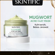 Festive Price Mugwort ClayAlaska Volcano Clay BPOM SKINTIFIC Mud Mask Clay Mask Green Tea Mugwort Pore Wash Off Pack 55g Anti Pores Acne Clay Mask Blackhead Mask SKINTIFIC Alaska Volcano Clay Pore Detox Clay Stick