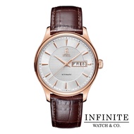 Ernest Borel Retro GGR8280-212BR Automatic Silver Dial Unisex Watch