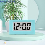 BACK2LIFEM Mini Triangle Clock, Simple Cute LED Digital Clock, Portable Time Display Mute Desk Elect