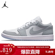 耐克NIKE篮球鞋男女AJ1乔1AIR JORDAN 1运动鞋DC0774-105白灰41