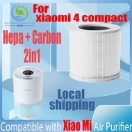 🔥Original and Authentic🔥 Replacement Compatible with Xiaomi 4compact Filter Air Purifier Accessories HEPA&amp;Active Carbon