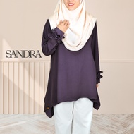 (NEW) TUDIAA SANDRA Muslimah Blouse / Plus Size Blouse / Muslimah Blouse