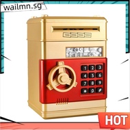 Mini Piggy Bank Children'S Toy Safe forBoys/Girls Battery-Free Safe Toy Bank Retrieve Password Box A