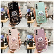 Casing Samsung A13 5G A04S A14 5G 4G A22 5G A32 5G A53 5G A54 5G A42 M42 Ke tepi kanan elektroplatin