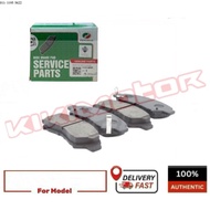 04465-BZ230 Perodua disc brake pad front for Myvi D20N 2017Y