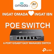 TP-Link ES206GP Omada 6-Port Gigabit suis mudah diuruskan dengan 4-Port PoE + @ IBN