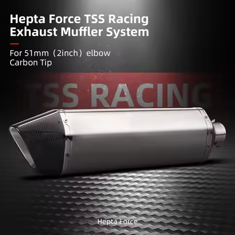 Yoshimura Hepta Force TSS Racing exhaust muffler system for Hayabusa z1000 tmax560 R15 R3 MT09 Z400 