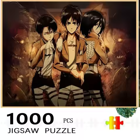 Adult Jigsaw Puzzle 500/1000 pcs Puzzle High Quality Vintage AnimePaper Puzzle Decorative Painting E