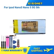 For ipod Nano 5 Nano5 5G 5th 616-0467 A1320 Battery