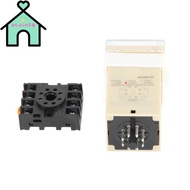 OTUINSG Time Relay, with Socket Base 0.01S-99H99M Digital Time Relay, Precision Timing DH48S‑2Z 220V