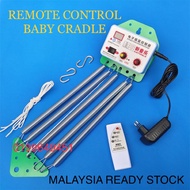 💖 REMOTE CONTROL BABY CRADLE 💖 ELECTRIC WITH SPRING buai buaian bayi elektrik infant crib bounce tim