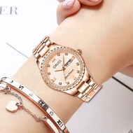 POSHI Oruss Luxury Gold Watch For Women Sale Now Original Waterproof Korean Fashion New Quartz Stain