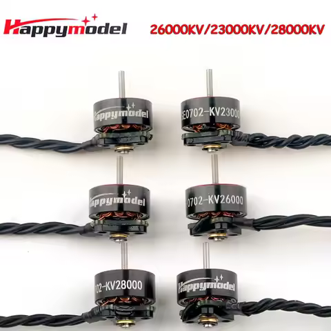 4PCS HappyModel SE0702 1S Lipo 0702 Micro Brushless Motor for RC FPV Freestyle 65mm 75mm Tinywhoop D