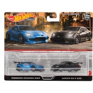 Hot Wheels Premium Car Culture 2-pack Pandem Subaru BRZ dan Lexus RC F GT3