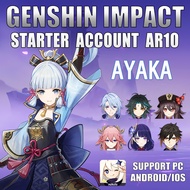 Genshin impact ID【Fast delivery】Ayaka+other characters combination low AR