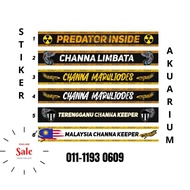 Sticker Akuarium Channa 3FT