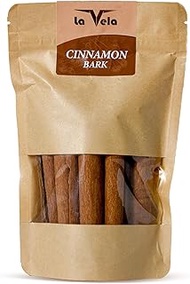 la Vela Organic Dalchini Stick Fresh True Bark | Whole Sticks, & Healthy Indian Aromatic Spices Masa