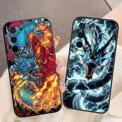 Dragon Tiger Wolf Phone Case For OPPO F31 A5X A6X A5 A6 A17 A16 A38 A53 A54 A55 A57 A58 A60 A74 A78 