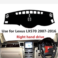 TAIJS Factory leather,polyester,flannel Car Dashboard cover For Lexus CT200H 2011-2017 Right Hand dr