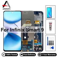 เอลซีดีต้นฉบับขนาด 6.7 นิ้วสำหรับ Infinix Smart 9 X6532 หน้าจอสัมผัสตัวช่วยดิจิตอลแผงประกอบการเปลี่ย