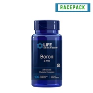 Life Extension Boron 3mg 100 Caps | Bone & Hormone Support | Mineral Supplement [Racepack.sg]