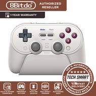 8BitDo Pro 3 Bluetooth Controller for Switch/Switch 2 – TMR Joysticks, Swappable ABXY Buttons, Pro B