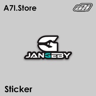 JangEby Vinyl Glossy Sticker Variation Sticker print & Cut Sticker Kiss Cut/ JE/ Sticker Motor Stick