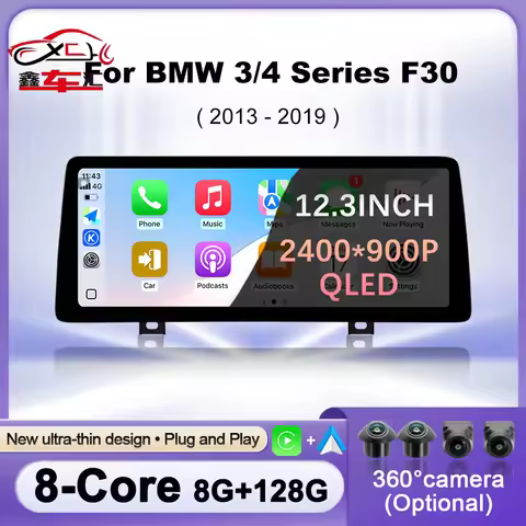 Navigation GPS For BMW 3/4 series F30 F31 F32 F33 F34 F36 2013 - 2019 NBT EVO System Android AUTO Wi