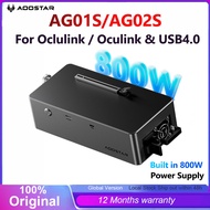 AOOSTAR AG02S EGPU Dock with OCulink/USB4 Port Built-in Huntkey 800W Power Supply TGX interface