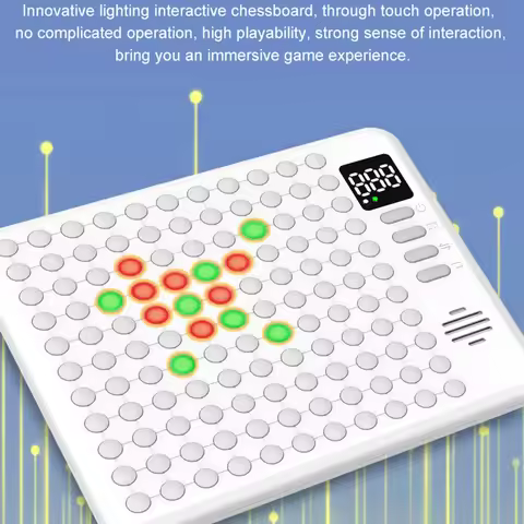 9 in 1 Multifunction Smart Board Game Electronic Chess Backgammon, Go, Tic-Tac-Toe, Whack-a-Mole Com