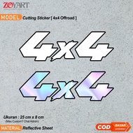 Sticker 4x4 | 4x4 Cutting Sticker | 4x4 Double Cabin Sticker | 4x4 | 4x4 Jeep Sticker