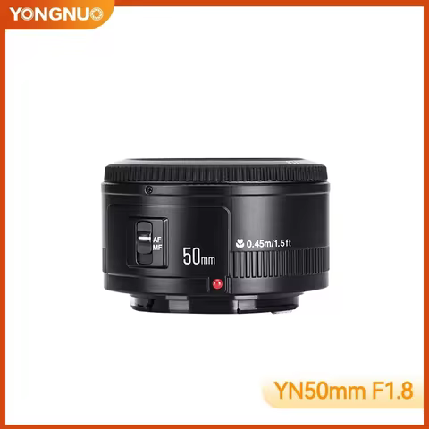 YONGNUO YN50mm F1.8 Large Aperture Auto Focus Small Camera Lens With Super Bokeh Effect For Canon EO