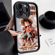 Casing OPPO A1 5G A1 Pro A1K A31 2020 A32 A33 2020 A36 A38 A3S A5 2018 A5 2020 AX5 Cartoon One Piece mobile phone protective case Camera protection angel eye phone case