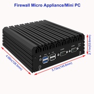 ZHIANN Micro Firewall Appliance, Inter J6413 Fanless Firewall Mini PC, 5 Inter 2.5Gbe I226-V Ports, 