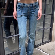 Brandy Melville Agatha Low Rise Denim Jeans Pants