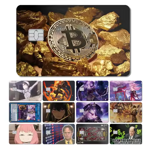 Magic Shark Funny Meme Cartoon Bitcoin Game Broke Matte 3M PVC Credit Debit Bank Front Sticker Film 