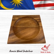 Acacia Wood Underliner / Dulang Kayu Acacia