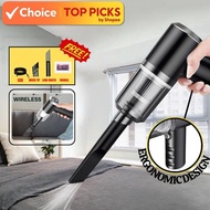 DESSINO 5500Pa Handheld Car Vacuum Cleaner – Rechargeable Mini Vacuum with Ergonomic Design