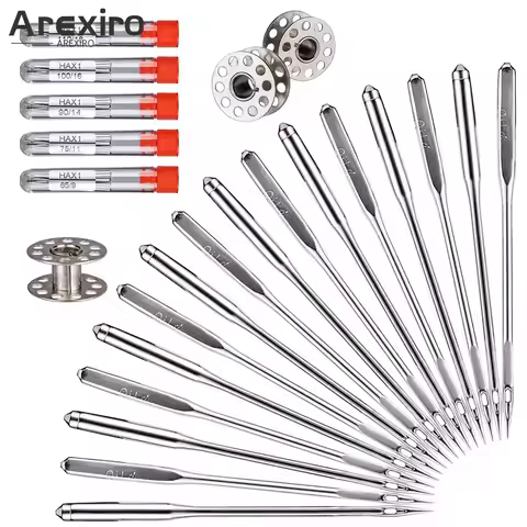 50Pcs Sewing Machine Needles Universal Sewing Machine Needles HAX1 65/9-110/18 for Singer Brother Ja