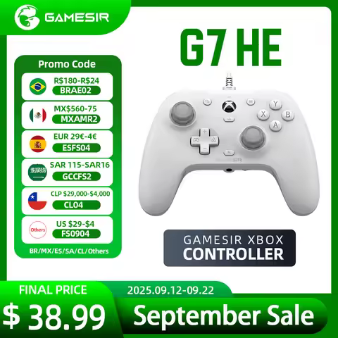 GameSir G7 HE Wired Xbox Controller for Xbox Series X|S Xbox One Windows 10|11, PC, Video Game Contr