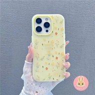 Ins Style Yellow Flowers 2 in 1 Phone Case For Realme Note 70 70T 60 60X 50 Narzo N63 N61 N55 N53 Q5